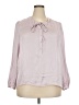 J.Crew 100% Polyester Pink Long Sleeve Blouse Size XXL - photo 1