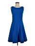 Rachel Roy Solid Blue Casual Dress Size 6 - photo 1
