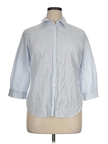 Autograph 3/4 Sleeve Button-Down Shirt (view 1)