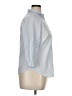 Autograph 100% Cotton Blue 3/4 Sleeve Button-Down Shirt Size UK 18 / US 14 - photo 4