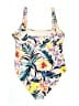 Old Navy Tropical Ivory Pink One Piece Swimsuit Size XL - photo 2