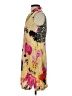 Tabitha Print Yellow Casual Dress Size 4 - photo 5