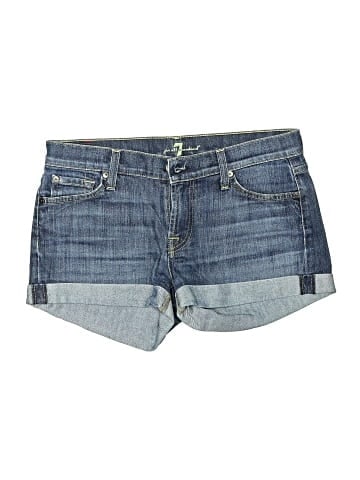 7 For All Mankind Denim Shorts (view 1)