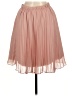 Unbranded Solid Pink Formal Skirt Size M - photo 2