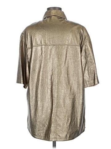 Brunello Cucinelli Leather Shirt Jacket (view 2)