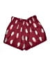 Unbranded 100% Polyester Hearts Burgundy Shorts Size 3XL - photo 2