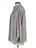 Max Studio 100% Polyester Tweed Gray Long Sleeve Blouse Size L - photo 5