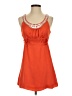 Forever 21 100% Polyester Orange Cocktail Dress Size S - photo 1
