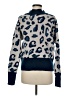 Design History Animal Print Blue Pullover Sweater Size M - photo 2