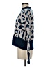 Design History Animal Print Blue Pullover Sweater Size M - photo 5