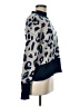 Design History Animal Print Blue Pullover Sweater Size M - photo 4