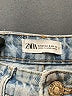 Zara Blue Denim Shorts Size 0 - photo 3