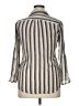 Robert Louis Stripes Gray 3/4 Sleeve Button-Down Shirt Size XL (estimated) - photo 2