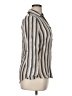Robert Louis Stripes Gray 3/4 Sleeve Button-Down Shirt Size XL (estimated) - photo 4