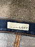 Ann Taylor LOFT Chevron-herringbone Blue Jeans Size 27 waist - photo 7
