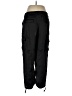 DKNY 100% Polyester Black Cargo Pants Size 10 - photo 2