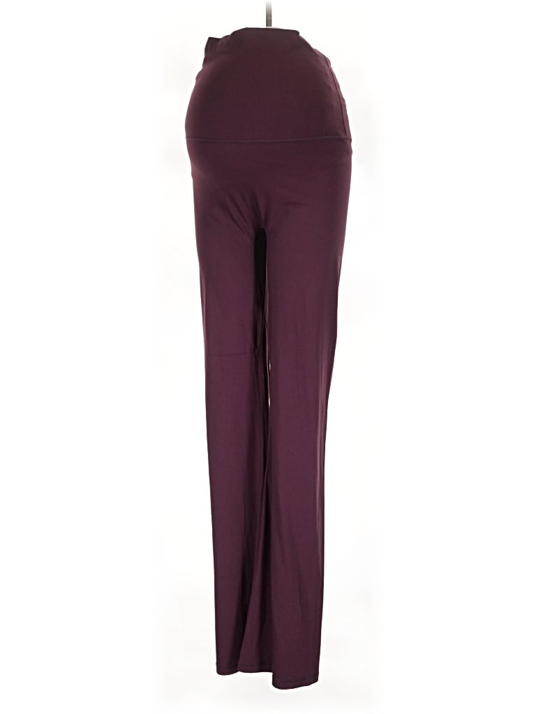 Pre-owned Vitality Active Pants In Burgundy