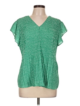 Adrianna Papell Short Sleeve Blouse (view 1)