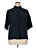 Max Studio Blue 3/4 Sleeve Button-Down Shirt Size XL - photo 1