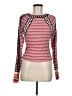 Free People Pink Red Long Sleeve Top Size M - photo 1