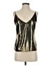 L'Agence 100% Polyester Metallic Gold Sleeveless Top Size S - photo 1