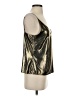 L'Agence 100% Polyester Metallic Gold Sleeveless Top Size S - photo 4