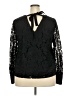 Halogen Black Long Sleeve Blouse Size XXL - photo 2