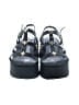 Larroudé Black Wedges Size 6 - photo 2