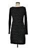 Ann Taylor LOFT Tweed Gray Casual Dress Size M - photo 2