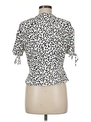 Topshop Short Sleeve Blouse (view 2)