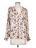 Zara Pink Long Sleeve Blouse Size S - photo 1