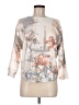 Sioni Floral Ivory Pullover Sweater Size M - photo 1