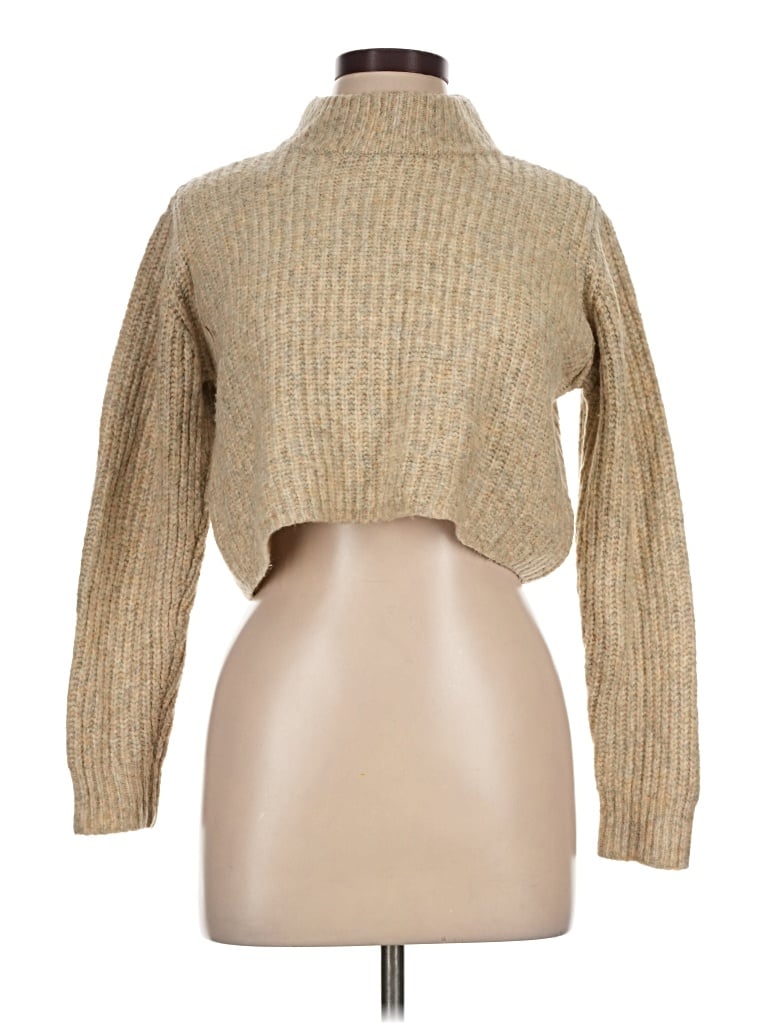 Pre-owned Garage Turtleneck Sweater In Tan