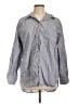 Chico's Design 100% Cotton Gray Long Sleeve Blouse Size Lg (2) - photo 1