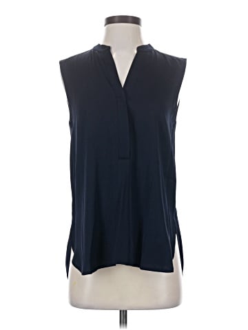 Vince. Sleeveless Silk Top (view 1)