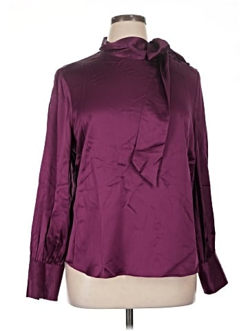 J.Crew Collection Long Sleeve Silk Top (view 1)