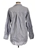 Chico's Design 100% Cotton Gray Long Sleeve Blouse Size Lg (2) - photo 2