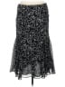 Chaps 100% Polyester Black Casual Skirt Size M (petite) - photo 1