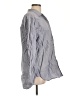 Chico's Design 100% Cotton Gray Long Sleeve Blouse Size Lg (2) - photo 4