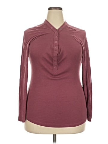 Torrid Long Sleeve Henley (view 1)