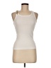 Unbranded 100% Cotton Ivory Sleeveless T-Shirt Size M - photo 1