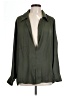 T Tahari 100% Polyester Green Long Sleeve Blouse Size LgEstimated - photo 1