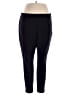 White House Black Market Solid Black Active Pants Size 16 - photo 1