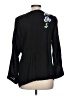Johnny Was Floral Black Long Sleeve Blouse Size L - photo 2