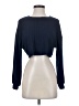 Shein Blue Long Sleeve Top Size XS - photo 1
