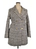Aqua 100% Polyester Tweed Gray Coat Size XXL - photo 1