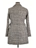 Aqua 100% Polyester Tweed Gray Coat Size XXL - photo 2