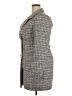Aqua 100% Polyester Tweed Gray Coat Size XXL - photo 5