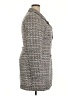 Aqua 100% Polyester Tweed Gray Coat Size XXL - photo 4