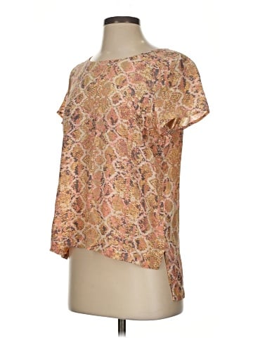 Fynn & Rose Short Sleeve Silk Top (view 2)